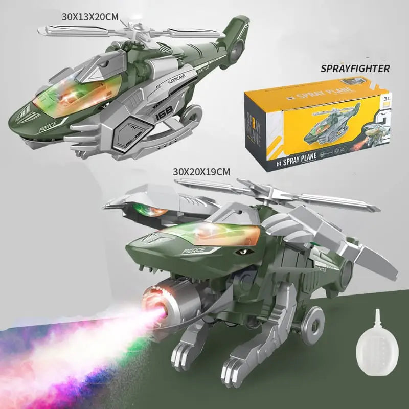 Helicóptero Dinosaurio Transformable