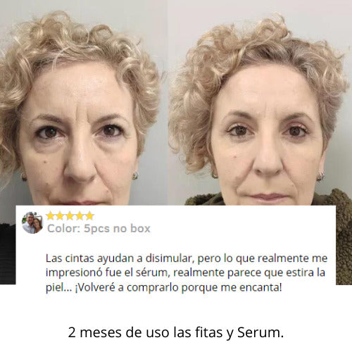 Fitas Firmadoras para Párpados (GRATIS Sérum Renovador  de Ojos)