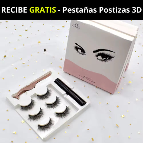 Rizador Térmico Eletrónico + GRATIS Pestañas Postizas 3D