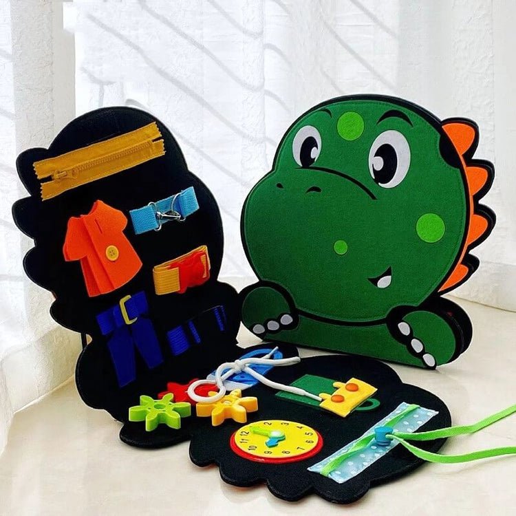 Montessori Tablero Dino de Actividades - Kinddaro